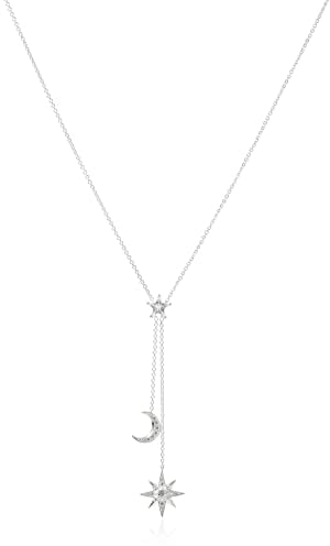Thomas Sabo Damen Kette Stern & Mond 925 Sterling Silber KE1900-051-14-L45V