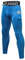 LNJLVI Kompressionshosen Herren Workout Sport-Leggings Atmungsaktiv Fitness Strumpfhosen Lange Running-Hosen(Blau,XL)