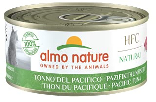 Almo Nature HFC Natural Nassfutter für Erwachsene Katzen - Pazifischer Thunfisch - 150 g, 24er Pack