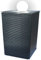 RYBE Mülltonnenverkleidung Rattan & Metall 120L - 240L (Grau + Solarkugel)