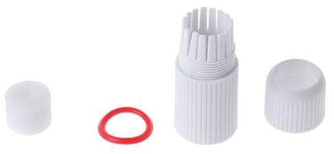 VizGiz 4 Sets RJ45 Waterproof Connector Cap Cover for Outdoor Network IP Camera CCTV Pigtail Cable POE NVR System Connection Lid Adapter Weatherproof Protector (4 Parts/Set), White
