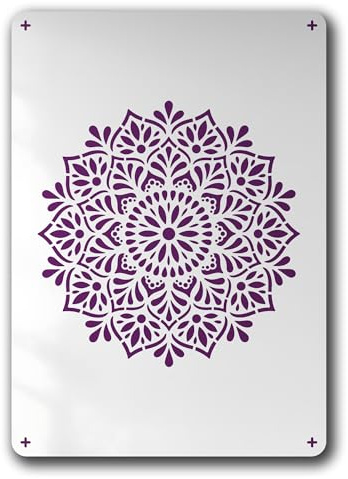 LUNATIK Schablone Mandala Muster Orient - BD53