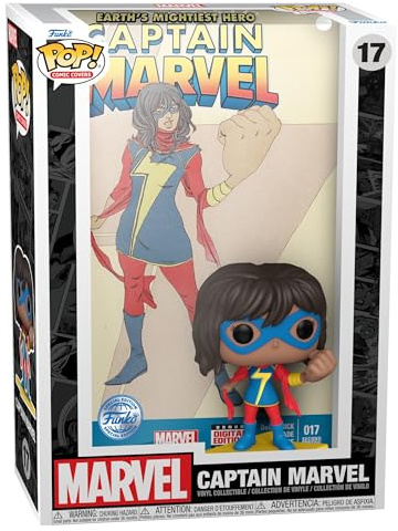 Funko Pop! Comic Cover: Marvel - Kamala Khan - the Marvels - Collectable Vinyl Figure - Gift Idea - Official Merchandise - Toys for Kids & Adults - Movies Fans - Model Figure for Collectors