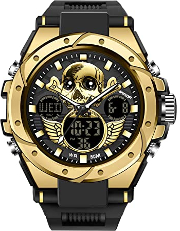 rorios Herren Sportuhren Digitaluhren mit Alarm Outdoor Elektronische Uhr Leuchtend Uhr Militär Armbanduhr für Männer Jungen