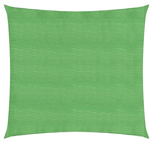 vidaXL Sonnensegel Sonnenschutz Windschutz Sonnendach UV Schutz Sonnenschutzsegel Schattenspender Garten Terrasse Balkon 160g/m² Hellgrün 7x7m HDPE