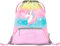 Baagl Turnbeutel für Mädchen, Wasserdichte Schuhbeutel für Kinder, Schule und Kindergarten Sportbeutel, Sportsack (Rainbow Unicorn)