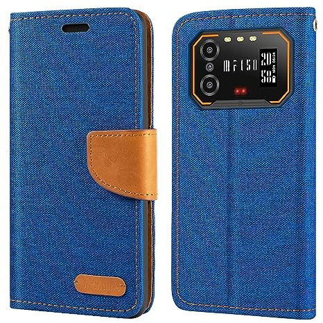 Custodia in pelle intrecciata per IIIF150 B2 - Blu