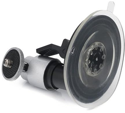 Hemobllo Mini Camera Camcorder Stand Car Camera Bracket with Suction Cup Mount for Dashboard and Windshield Use Camcorder Holder for Travel and Vehicle Recording Random Color