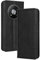 Topme Handyhülle hülle fur ZTE Blade A73 5G (6.52 Inches) Case Schutzhülle, Handyhülle aus Leder mit Stilvollem, Strukturiertem Kartenschlitz.Schwarz