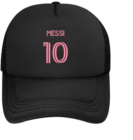 TeysHa Baseballkappe Snapback Sonnenhut Messi Baseballkappe Männer Frauen Fußball Baseballkappe Atmungsaktiv Klassische Kappe Männer Frauen