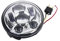 Frontscheinwerfer Angel Eye Für Bolt Raider Stryker SCR950 Warrior Scheinwerfer 5,75 Zoll Standlicht Mit Halterung (Farbe : Chrom)