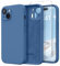 SuydanBox Magnetic for iPhone 14 Case, Compatible with MagSafe, [Full Camera Protection][Screen Protector] Silicone Shockproof Protective Phone Case for iPhone 14 6.1 inch, Lake Blue