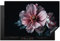 KitchenYeah© Herdabdeckplatte Einteilig Küche Herdabdeckung Induktionsfeld Ceranfeld Herdabdeckplatten Vinyl Matte Aufrollbar Blumen - Rosa - Botanisch - Schwarz - Stillleben - Natur - 81x52 cm