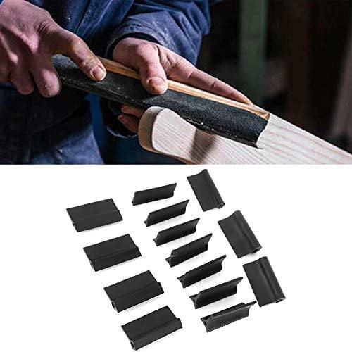 14Pcs Set of Sanding Blocks, Dura Block Sanding Block Kit, Sanding Grips, Profile Sanding Set, Sanding Blocks, Three Shapes, for Grinding and Polishing of Automobiles, Wood Products and Walls