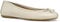 Geox Women's D Palmaria B Ballet Flat, Papyrus, 6.5 UK
