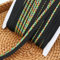 Yalulu 25 Meters Paspelband Metallic, 9mm breite Paspelband zum Nähen, Rand Nähen Band Bias Einfügen Piping Cord Seil (Schwarz-MC)