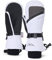 Caracaleap Skihandschuhe Winterhandschuhe Handschuhe Herren Damen Winter Schnee Fäustlinge Wasserdicht Winter Handschuhe Weiß XS-S