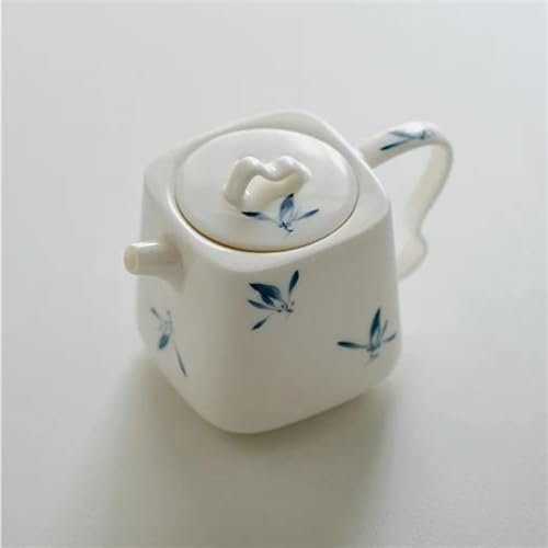 ATGQBCF Reine Handbemalte Orchideen-Teekanne, Einzelne Kanne, Chinesische Keramik Mit Filter-Tee-Ei, Kung-Fu-Tee-Set Teetassen-Set Teeservice Mit Teekanne