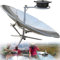 Four Solaire Parabolique 1800W (Charge De 50 Kg), Cuiseur Solaire ExtéRieur (TempéRature éLevéE Jusqu'à 800~1000 ℃), Outil Thermique De Concentration Alimentaire