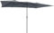 RELAX4LIFE Ombrellone Doppio da Giardino 426 x 265 x 260 cm, Ombrellone Parasole con Manovella, Ombrellone da Esterno Grande per Patio, Cortile, Ristorante e Bar (Grigio, 426 x 265 x 260 cm)