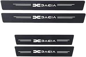 VIPOES 4 Pcs Car Kick Plates For Dacia Duster 3 2024 2025, Car Door Sill Protector Scuff Guard Exterior Protectors Sills