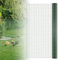 Aufun Grillage hexagonal - 20 m x 1 m - Découpable - Grillage hexagonal - Grillage métallique - Grillage hexagonal - Grillage pour lapins - Fil de poulet - Maille verte - Pour jardin, balcon et petits
