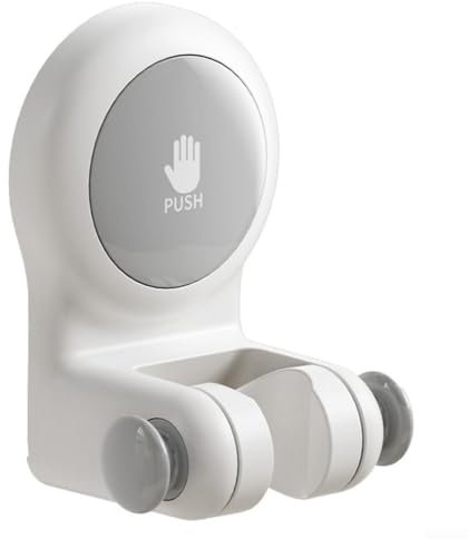 Supporto da parete per doccia girevole per bagni e camper, migliora la tua zona doccia (grigio)