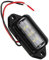 CLISPEED 24V Luz de Placa LED Remolques y Camiones Conjunto de Lámpara de Etiqueta Instalación Material Duradero Iluminación Brillante