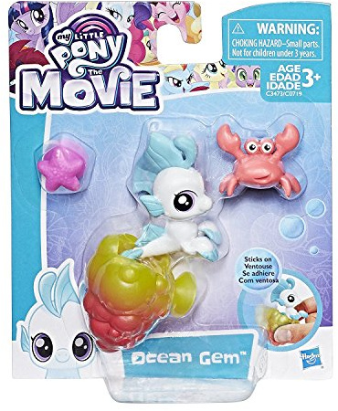 My Little Pony: Der Film – Baby Seepony – Ocean Gem – Spielfigur 3 cm + Accessoire