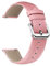 BINLUN Bracelet de Montre en Cuir Véritable Remplacement Bracelets Montres à Dégagement Rapide pour Homme Femme (Rose, 17mm)