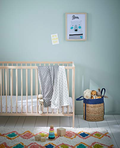 Vertbaudet Wendbare Babydecke,Stella grau 75X100