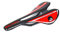 Fahrradsattel aus Carbon 3K für Rennrad und MTB – Super leicht (100g +/-), Antiprostatisches Design - Rot