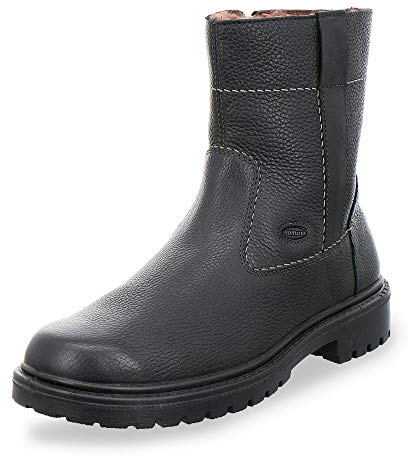 Jomos Air Comfort Jomos 456504 340 000 Herren Stiefel aus Glattleder Lammfellfutter in Weite H, Groesse 41, schwarz