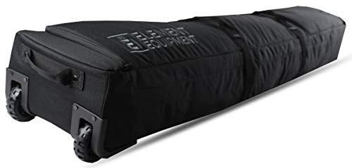 Element Equipment Gepolsterte Snowboardtasche mit Rädern, Ultimate Double – Premium High End Double Roller Reisetasche 167 schwarz Ripstop