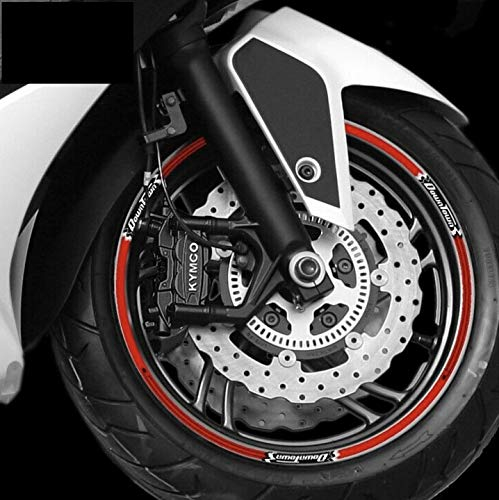 labelbike - Aufkleber Streifen Motorrad Felgen Räder Schutz Kit kompatibel mit KYMCO Downtown 300-350