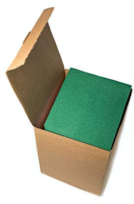 200 Aroba Airlaid Cocktail Servietten Stoffähnlich Dessert Serviette 20x20 cm 1/4 Falz Hochwertig|21 Farben|Hochzeit Geburtstag Bar Caffee Disco Hotel Catering Party Grün