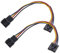 Create Idea 2 unids 5 Pines a 4 Pines Adaptador de Ventilador convertidor Cable de extensi¨®n dedicado Interfaz de Ventilador l¨ªnea de conversi¨®n Compatible con PC DELL