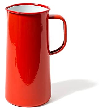 Falcon Enamelware | 3 Pint Jug | Enamel Jug | Pillarbox Red