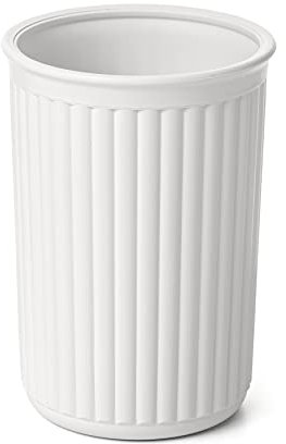 Tatay Gobelet de Bain Baobab, en Plastique, sans BPA, Blanc parchemin, Dimensions 7,6 x 7,6 x 11 cm