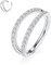 hengkaixuan 18G Knorpelohrringe Conch Hoop Ring Nasenringe Helix Ohrring Hoop Rose Silber Chirurgenstahl 316L Higned Segment Seamless Clicker Ring Doppelt gestapelt mit CZ Lobe Creolen Nasenring 12mm