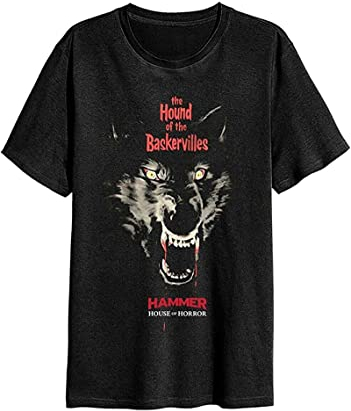 Hammer Horror 'Hound of The Baskervilles' T Shirt - New M