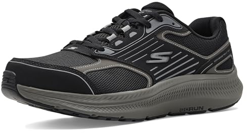 Skechers Men's Go Run Consistent 2.0 Sneaker, Black/Charcoal, 11 UK X-Wide