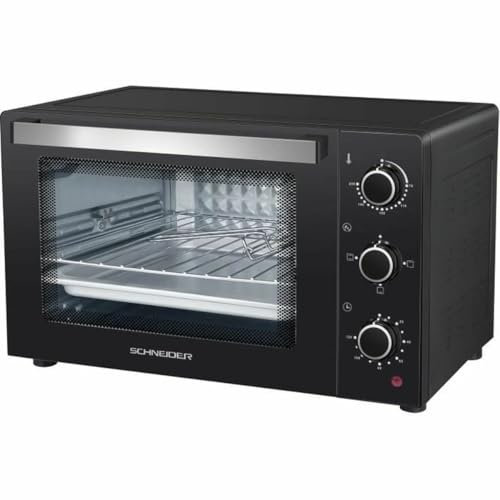 Four électrique Schneider SCEO2321CNB - 21L - Convection naturelle, voûte, sole et gril - Noir