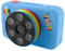 GOGEN DECKO Kinderkamera I Digitalkamera für Kinder I Selfie-Kamera I HD Foto und Video I Fotografische Effekte I Micro-SD-Karte 32GB I LED I Lion-Akku I ab 3 Jahren geeignet I Blau I Kamera