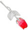 DEARMAMY Ornement Métal Rose avec Décoration Élégante pour Mariage Fête Et Maison pour Tables Événements Spéciaux