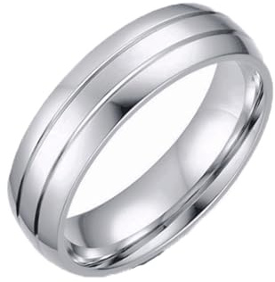 MAGIIE Herren Ringe Stahltitan Damen,Ring Paar Edelstahl Ringe Verlobungsringe Bandringe,Ring Herren Schwarz Größe 54 bis 64