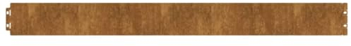 vidaXL Bordure per Prato 10 pz 10x103 cm Flessibili in Acciaio Corten