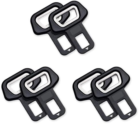 Seat Belt Buckle, 6 PCS Seat Belt Buckle Adapter, Car Parts, Suitable for Most Cars and Trucks Car Parts