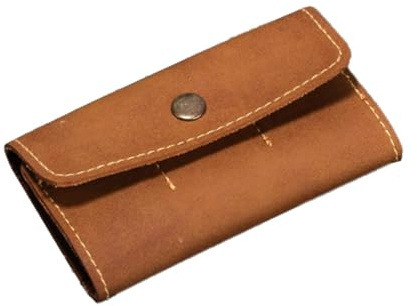 Gitarrenplektrenhalter aus Leder, Aufbewahrungsbox für Gitarrenplektren | Gitarren-Plektrenhalter aus PU-Leder | Schmuck-Organizer, Box für Akustikgitarre, Zubehör