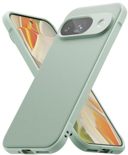 Ringke Onyx Compatibile con Cover Pixel 9, Ottima Grip Antiscivolo Antiurto Perfetta Calza Custodia Robusta Antigraffio TPU - Mint
